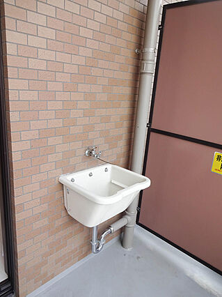 バルコニーには...