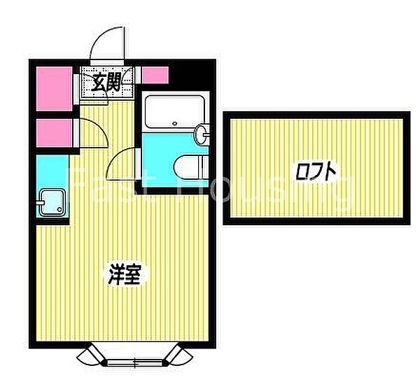 東京都中野区南台３丁目(賃貸アパート1R・2階・12.12㎡)の写真 その2