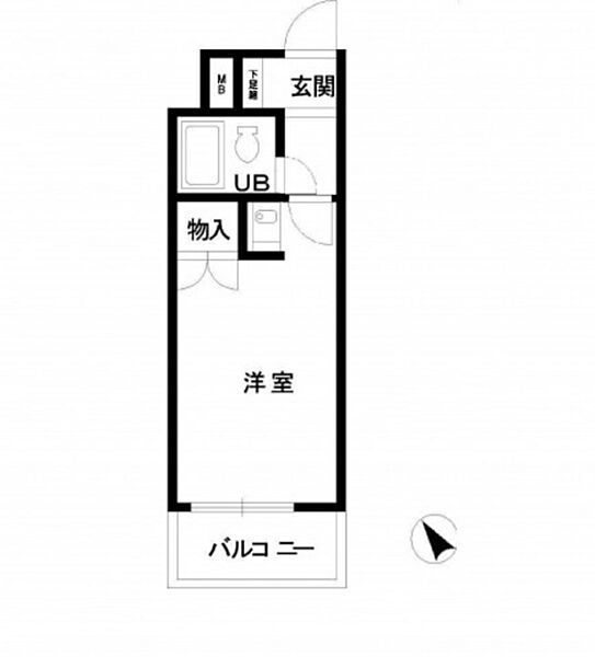 ワイアンドワイ宝町ビル ｜広島県広島市中区宝町(賃貸マンション1R・5階・16.30㎡)の写真 その2