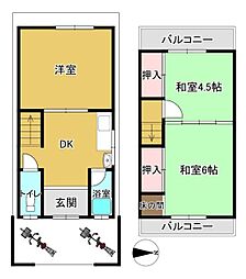 近鉄奈良線 瓢箪山駅 徒歩20分