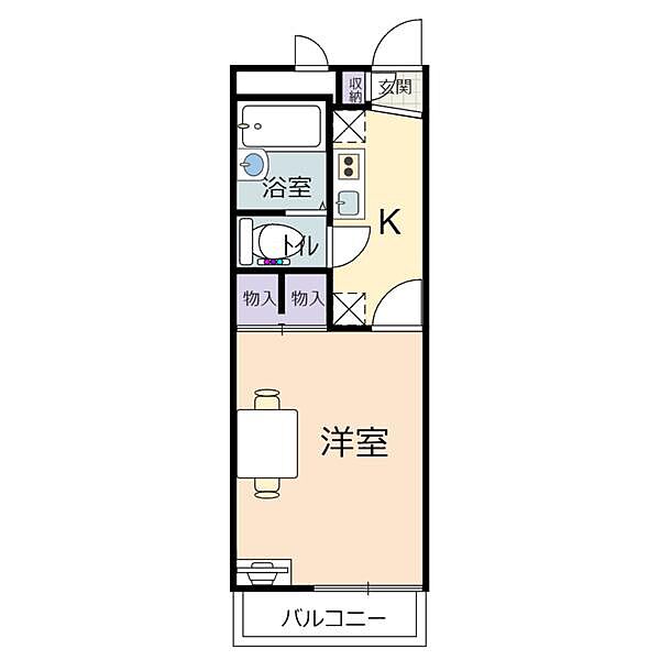 レオパレスドミール ｜大阪府東大阪市中鴻池町２丁目(賃貸マンション1K・1階・19.87㎡)の写真 その2