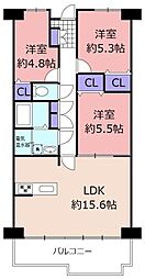 間取図画像 3LDK