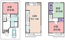 JR片町線(学研都市線) 鴻池新田駅 徒歩21分