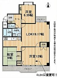 間取図画像 3LDK