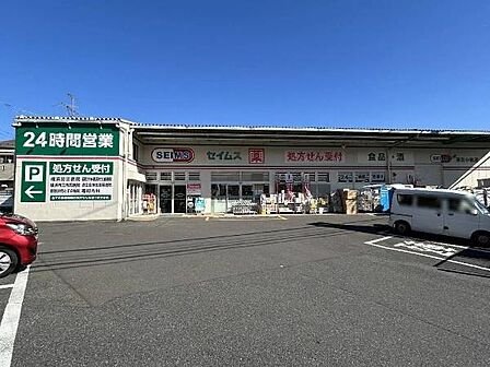 ドラッグセイムス港北小机店まで500m
