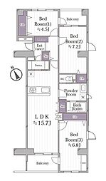 物件画像 シンフォニックヒルズふれあいの街24・6号棟