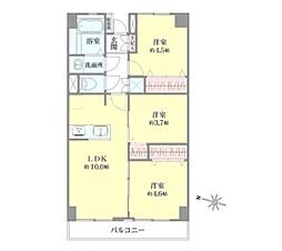 菱興洋光台マンション 3LDKの間取図画像
