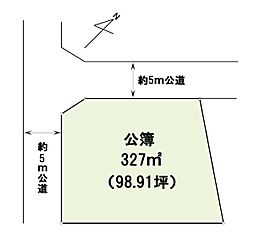 物件画像 建築条件なし売地　松戸市上本郷