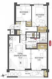物件画像 富岡シーサイドコーポM棟