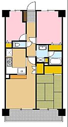 サンヴェール伊勢佐木町 3LDKの間取図画像