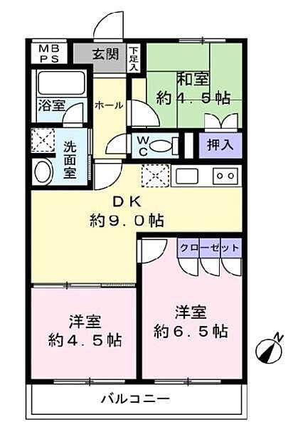 間取りを拡大表示