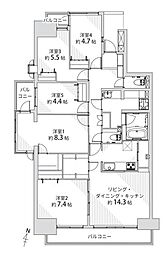 物件画像 サントゥール中川9-3号棟