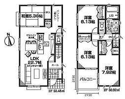 物件画像 ミラスモシリーズ保土ケ谷区常盤台全2棟　1号棟