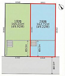 物件画像 都筑区富士見が丘全2区画 2号地