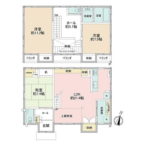 間取りを拡大表示