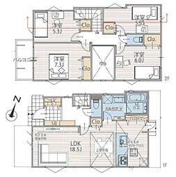 物件画像 南区平楽3期全2棟　1号棟