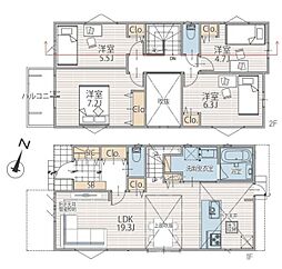 物件画像 南区平楽3期全2棟　2号棟