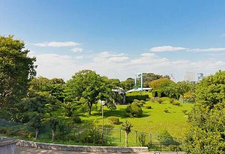 野毛山公園まで500m