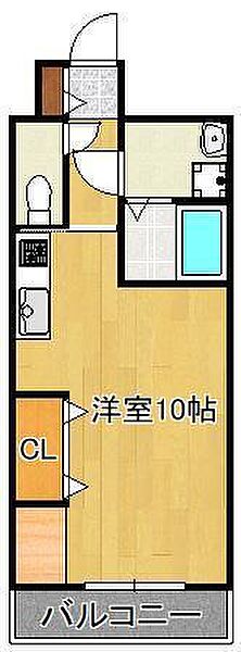 コートハウス中島通り ｜福岡県北九州市小倉北区中島1丁目(賃貸マンション1R・5階・28.52㎡)の写真 その2