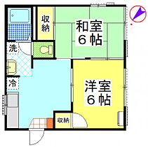 グリーンハイツ 101 ｜ 千葉県千葉市中央区新千葉3丁目18-13（賃貸アパート2DK・1階・36.72㎡） その2