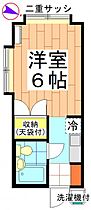 鈴木ハイツ 203 ｜ 千葉県千葉市稲毛区作草部1丁目1-86（賃貸アパート1K・2階・17.39㎡） その2