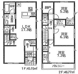 物件画像 藤沢市長後第24　新築分譲住宅全6棟　2号棟