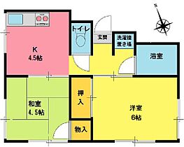 ファミールハイツ 202 ｜ 千葉県佐倉市上志津（賃貸アパート2K・2階・35.19㎡） その2