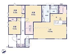 リーブルガーデン ひたちなか市八幡町2期 全1棟