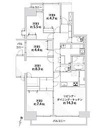 物件画像 サントゥール中川9の3号棟