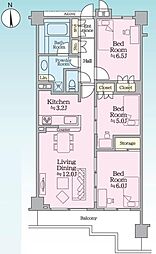 間取図画像 3LDK