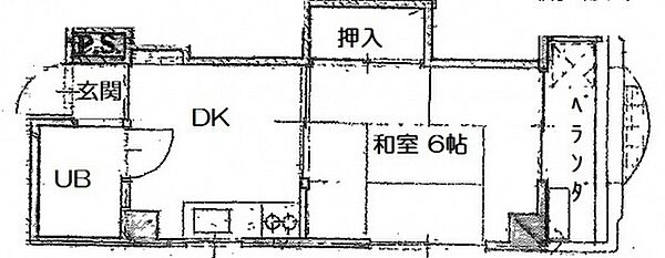 青葉ビル ｜広島県広島市東区上大須賀町(賃貸マンション1DK・4階・21.48㎡)の写真 その2