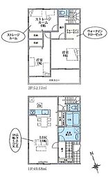 物件画像 3号棟WIC南バルコニーLDK18帖都市ガス