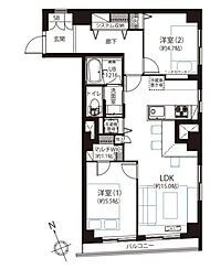 桜木町スカイハイツ桜木町駅歩2分角住戸家具付