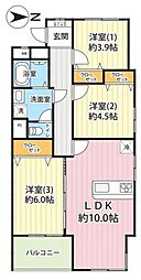 物件画像 東寺尾マンション角住戸リノベ対面キッチン