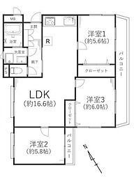 ライオンズマンション南太田角住戸日当たり・通風