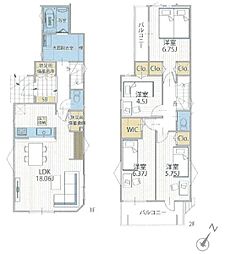 物件画像 1号棟SICWIC床暖房都市ガス対面キッチン