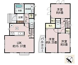 物件画像 A号棟南区新築戸建　リビング階段　2台駐車可