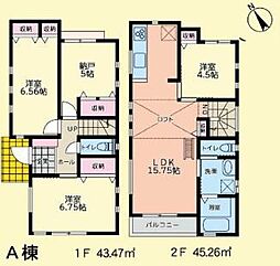 物件画像 A号棟鎌倉市新築戸建　納戸　ロフト　南BL
