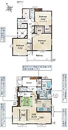 4号棟町田市新築戸建 LDK約20帖 床暖房