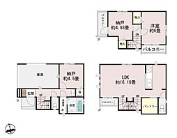 C号棟西区新築戸建 ビルトイン車庫 パントリー
