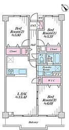 ルックハイツ南林間WIC 駅歩1分 駅至近