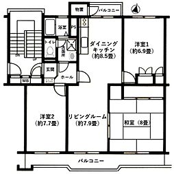 物件画像 アイビネオハイツ酒々井15号棟