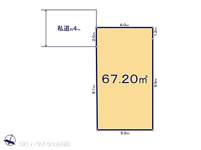区画図：図面と異なる場合は現況を優先