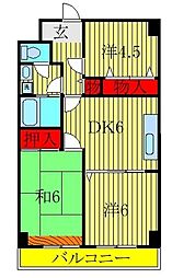 間取図画像 3DK