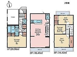 物件画像 川崎市中原区木月3丁目　新築一戸建て