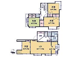 物件画像 横浜市港南区下永谷4丁目　中古一戸建て