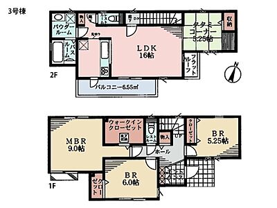 間取り：会話の弾む対面式キッチン完備