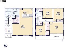 物件画像 大和市西鶴間7丁目 新築一戸建て