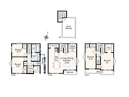 物件画像 川崎市川崎区小田3丁目　新築一戸建て
