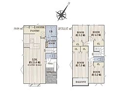 物件画像 川崎市宮前区けやき平　新築一戸建て